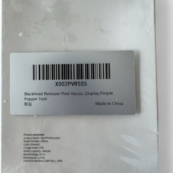 NEW Blackhead Remover Pore Vacuum Pimple Popper Tool USB Power - Picture 2 of 2